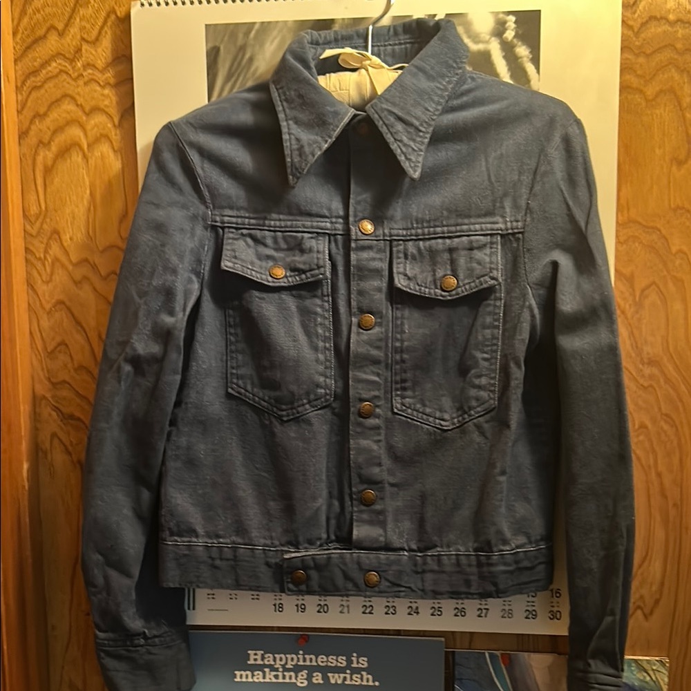 Classic 70s Vintage Blue Jean Jacket by Plushbottoms Great condition. 🤩 Fun!